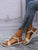 Women's Vacation Casual Metal Accessories Woven Sandals